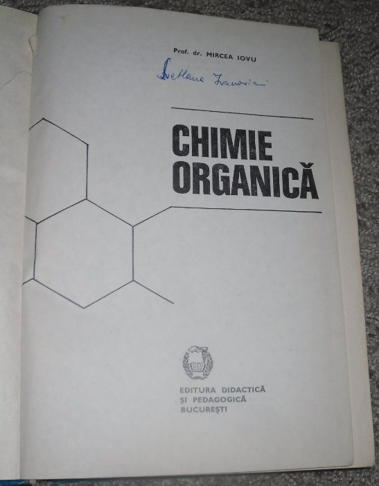 Chimie Organica - Mircea Iovu