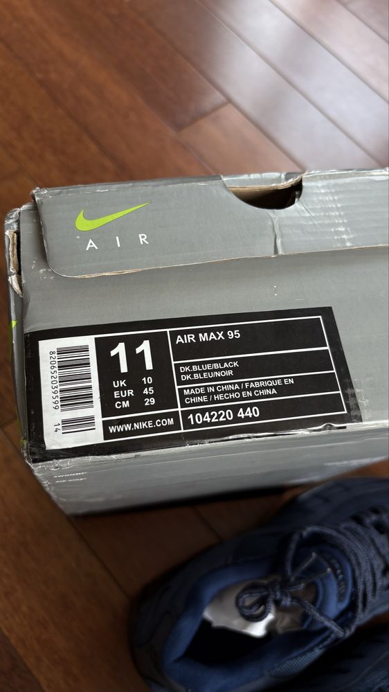 Nike air max 95 dark blue