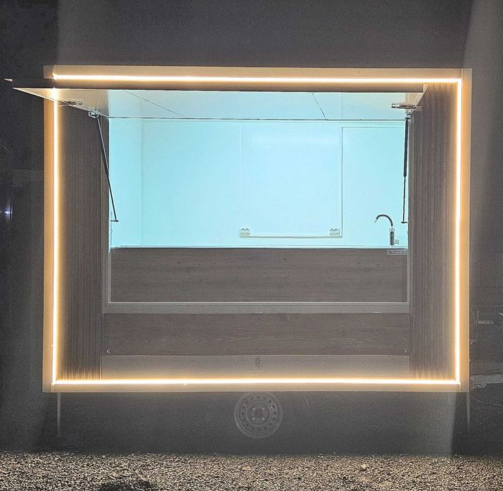 Rulote comerciale 3m ,FAST FOOD, STREET FOOD, FOOD TRUCK !!