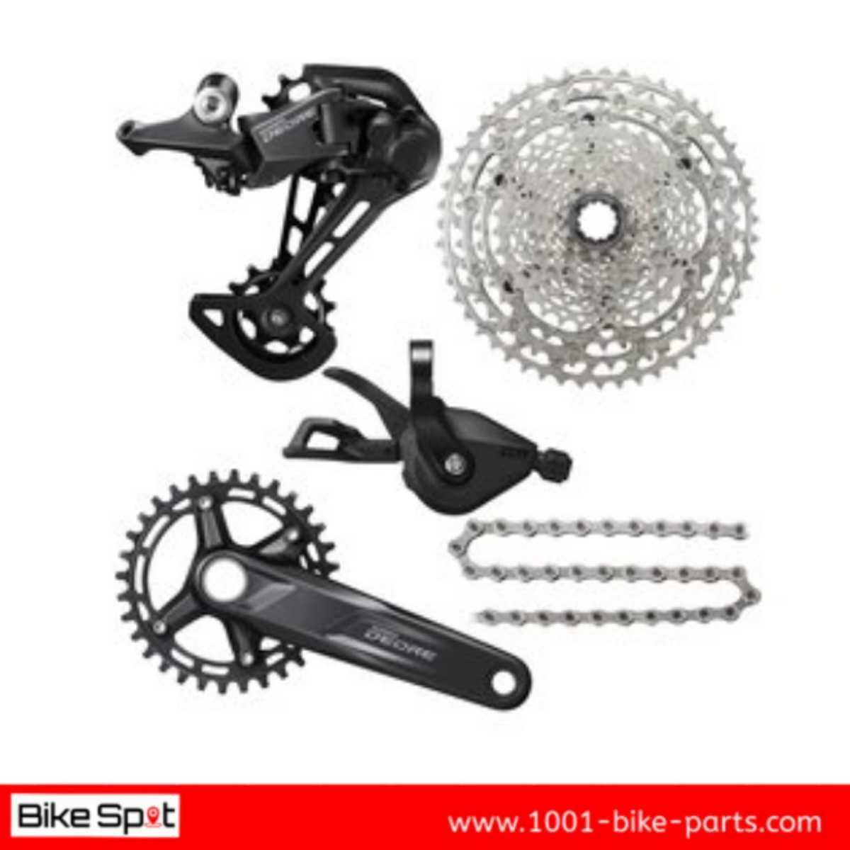 11sp 30t-170mm Shimano Deore M5100 Groupset Clamp 11-51t Пълен Групсет