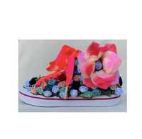 ADIDAS Flower Gheata Fashion Chic Ed. Limitata Handmade USA Oferta 1+1