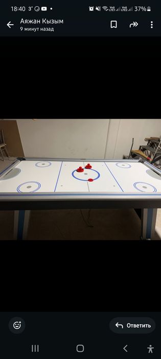 Аэрохоккей в отличном состоянии.