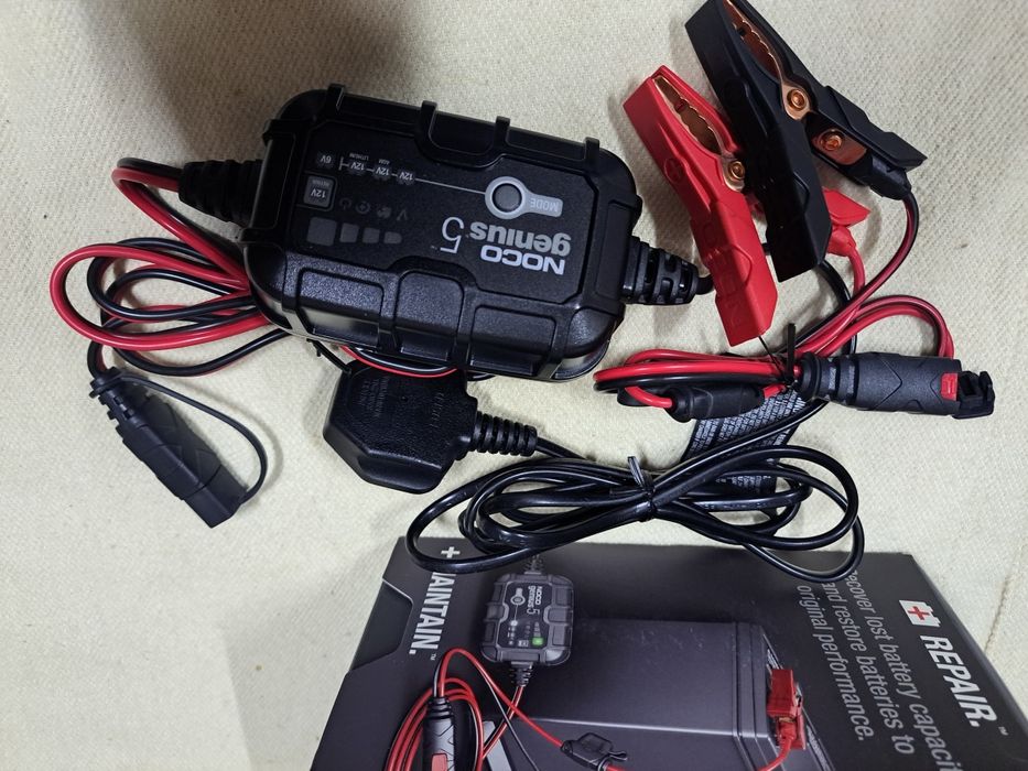 Noco Genius 5 smart charger 6/12V