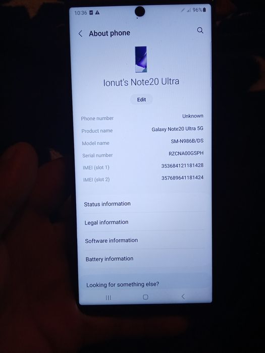 Note 20 ultra 5G 512