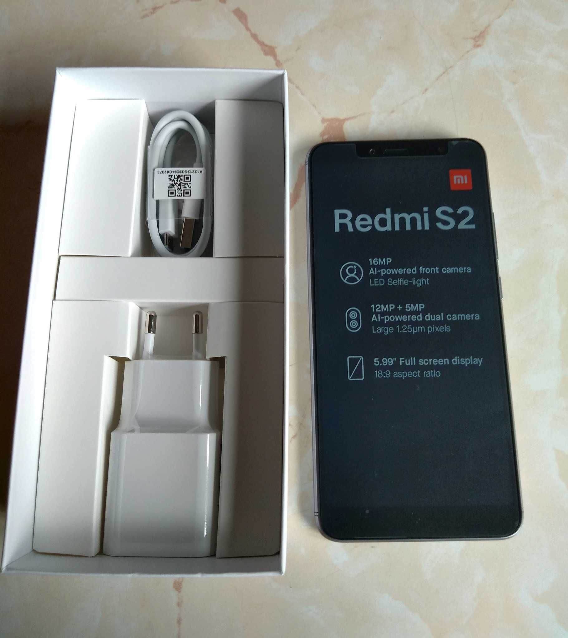 Идеальный Redmi S2, 3/32GB | Коробка, док. заряд. есть