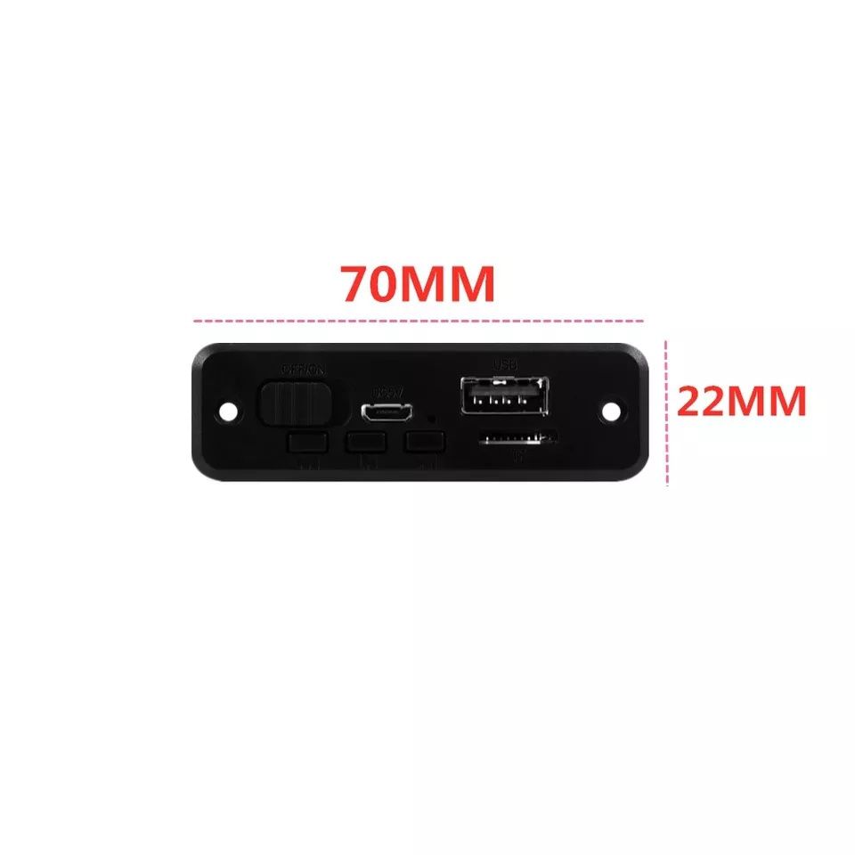 Mp 3 player 3.7V-5V/2 x 3 W модул за вграждане, Bluetooth5.0/Tf/Fm/USB