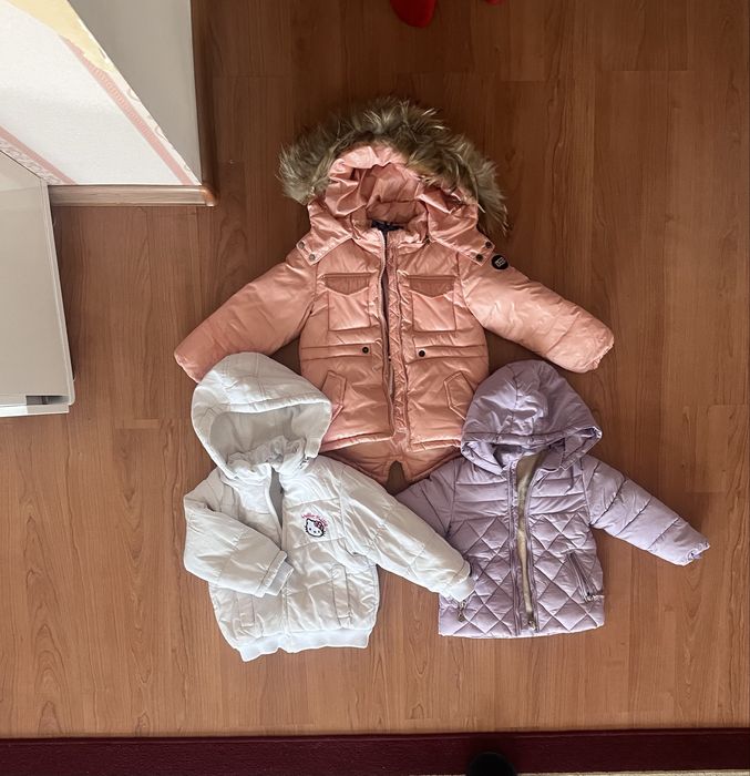 Куртки на девочек на 2, 3 ,4 года