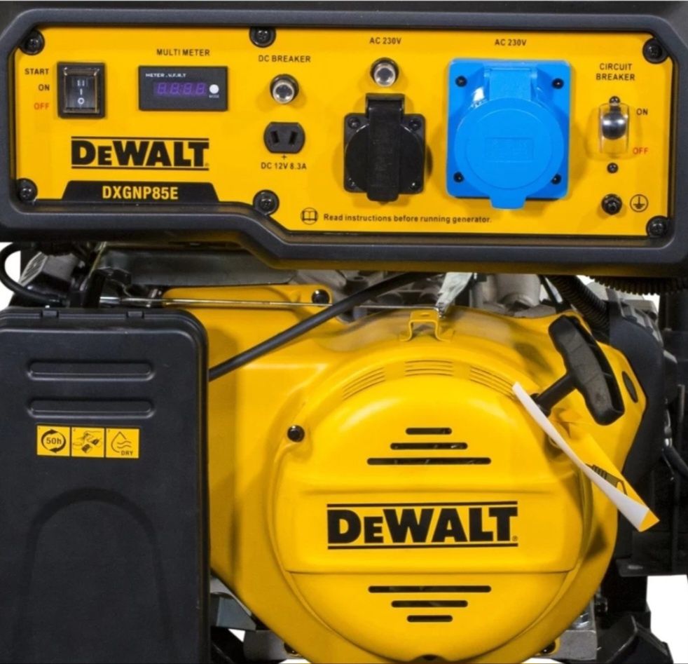 Бензинов генератор DeWalt DXGNP85E 8500 W, 230V