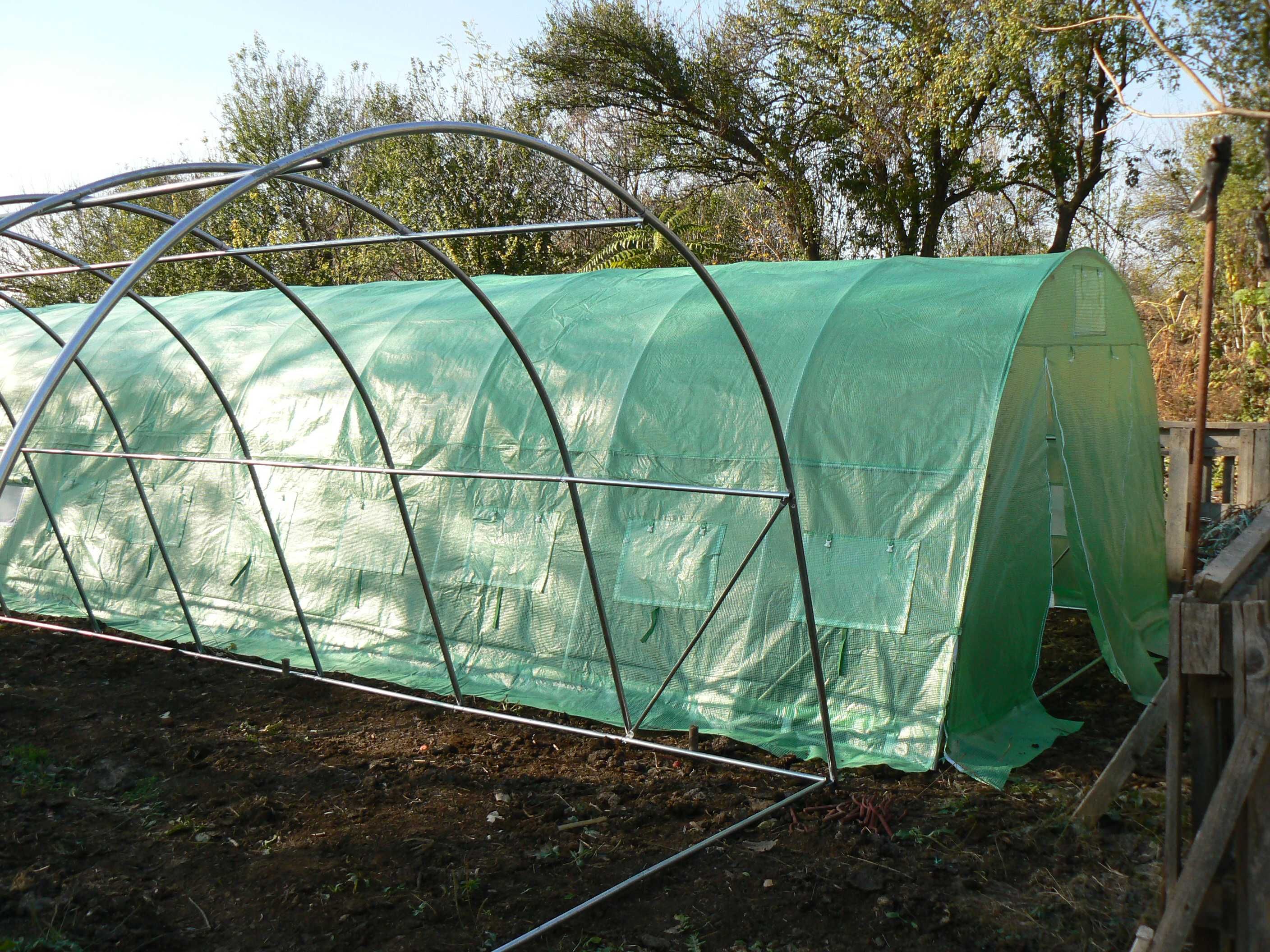 2x5 m - Solar profesionale de grădină, sera sere solarii legume - NOI!