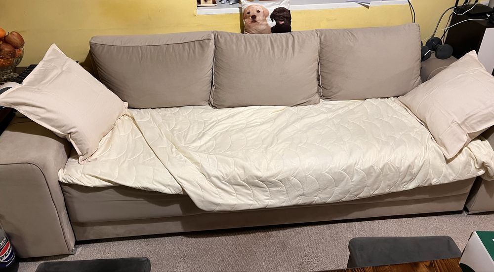 Триместен разтегателен диван Его / Виденов