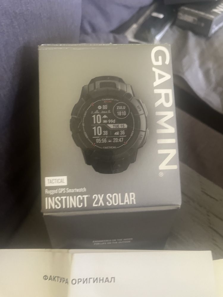 Часовник Garmin instinct 2x solar tactical