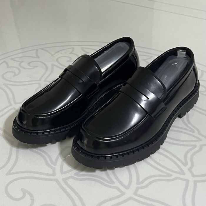 Мужские лоферы с высокой подошвой