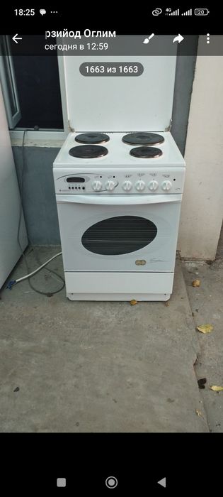 Электрическая плита новая почти духовка не использованна вообще гефест