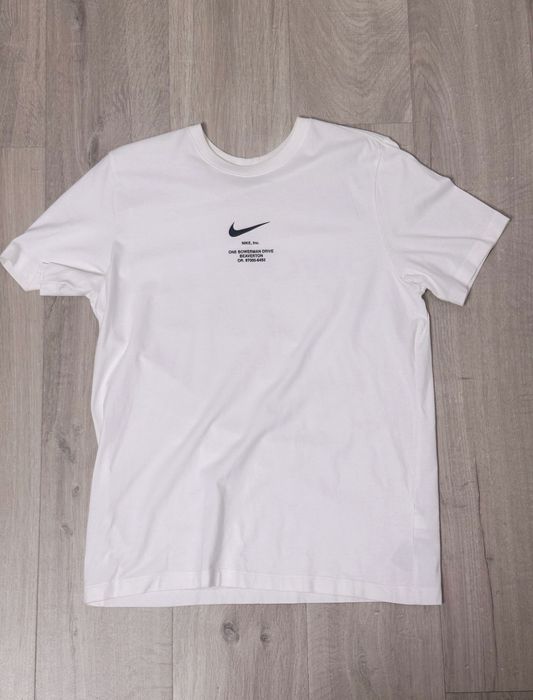 Tricou Nike, Alb