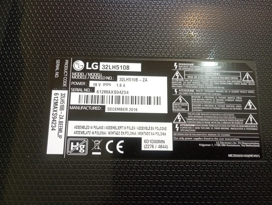 Tv non smart lg pt piese