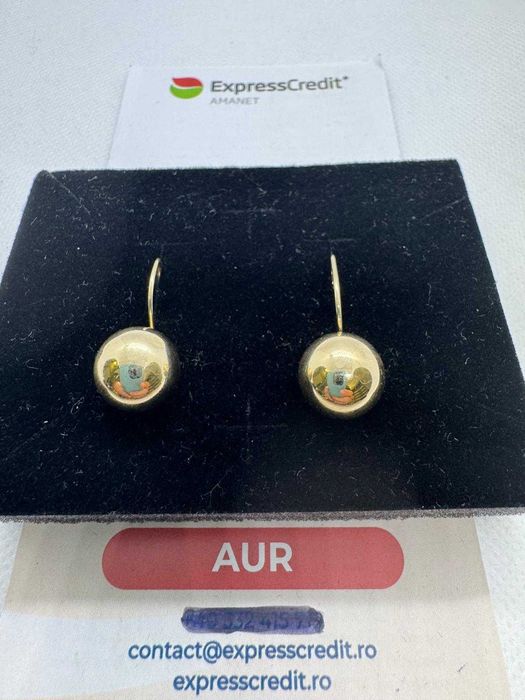 Cercei din aur 14k (67353.1/ 10 Pacurari 1) Garantie 2 ani