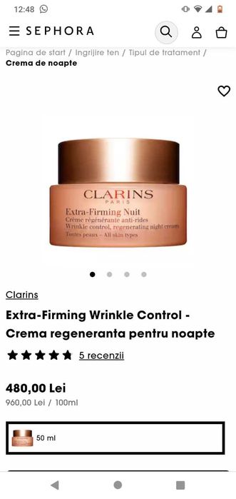 Creme fermitate si antirid