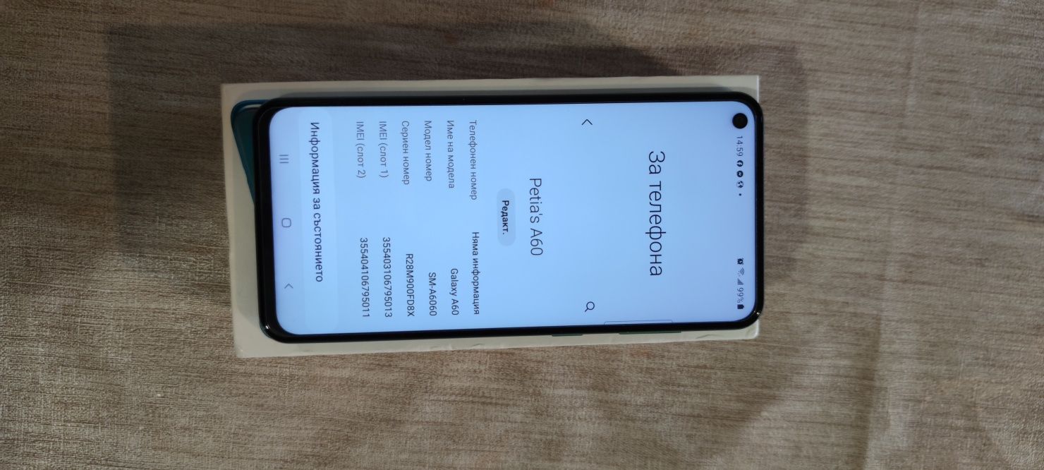 Продавам Samsung Galaxy A60 64GB/6GB ram/32MP