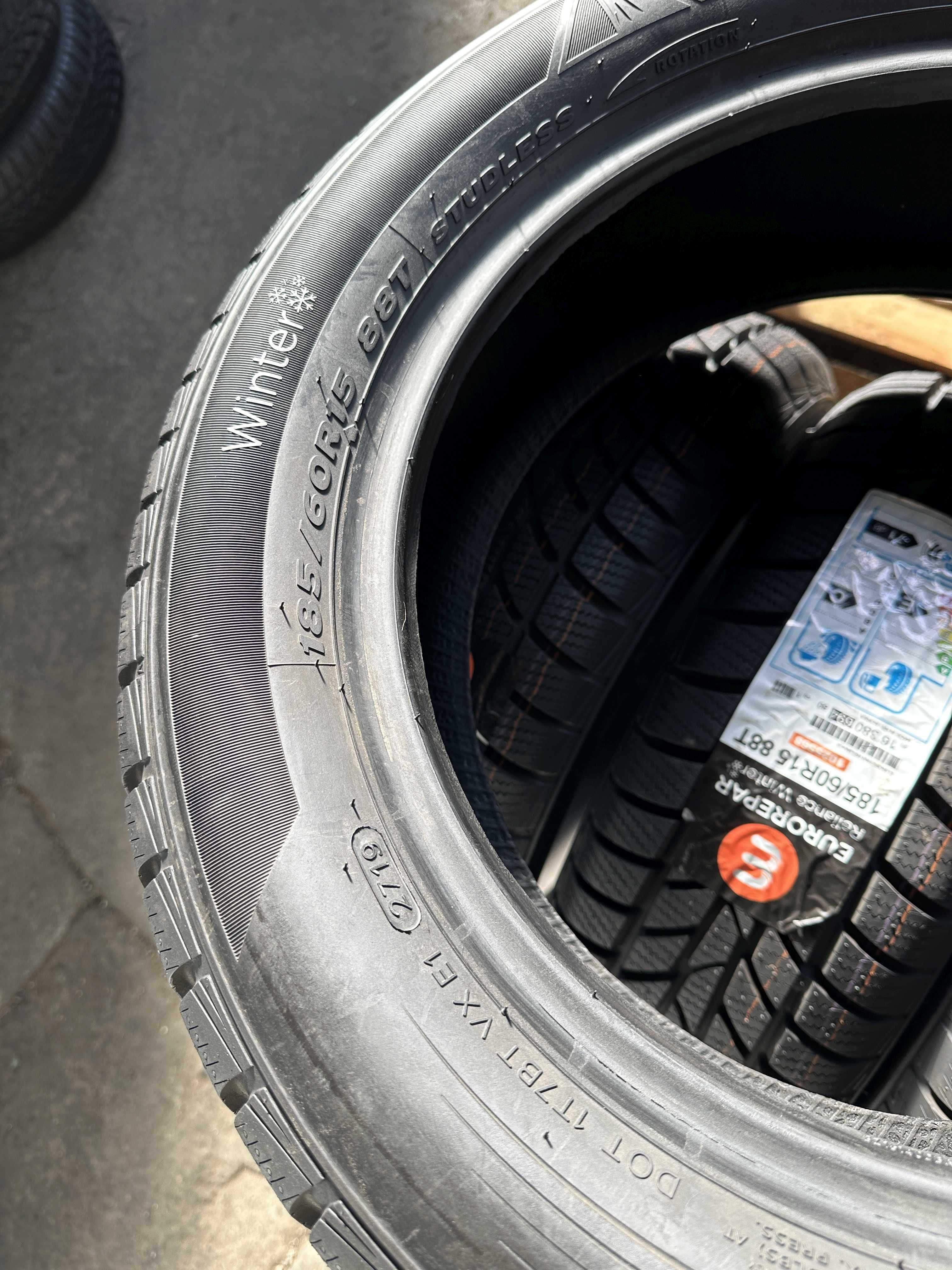 SET 4 Anvelope Iarna NOI 185/60 R15 88T EUROREPAR Reliance Winter