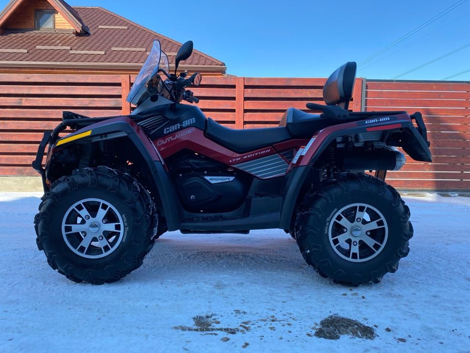 Can Am Outlander Max 800R/import salon Finlanda / L7E nr negru /ca nou