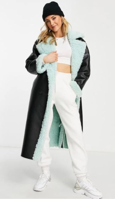 Asos Design дълго палто Тренч