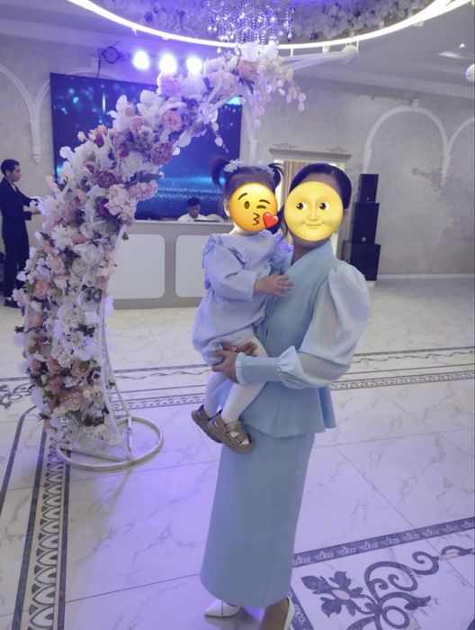 Кастюм с юбкой, туфли