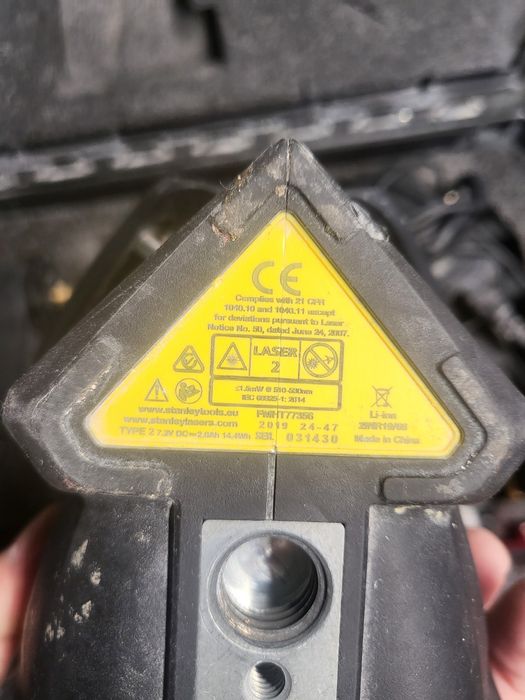 Laser Stanlei 360° +V+detector linie verde complet