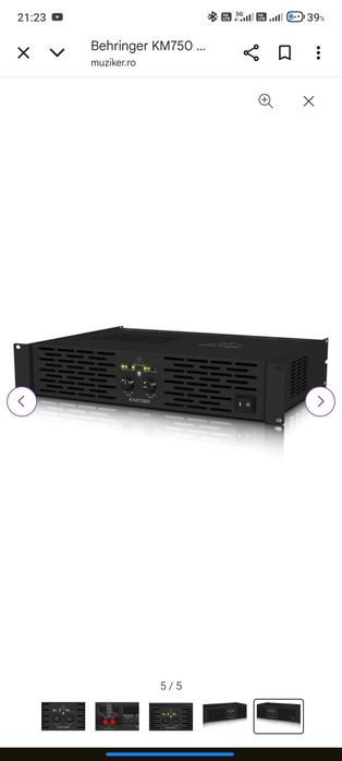 Vând amplificator audio Behringer