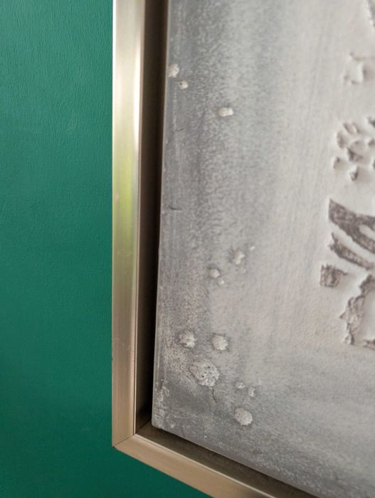 Tablou mare texturat, pe panza, cu rama, 100 cm, mandala abstract