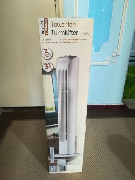 Ventilator-turn Interior Elegance, 3 viteze, 78 cm, 45W, 220-240V