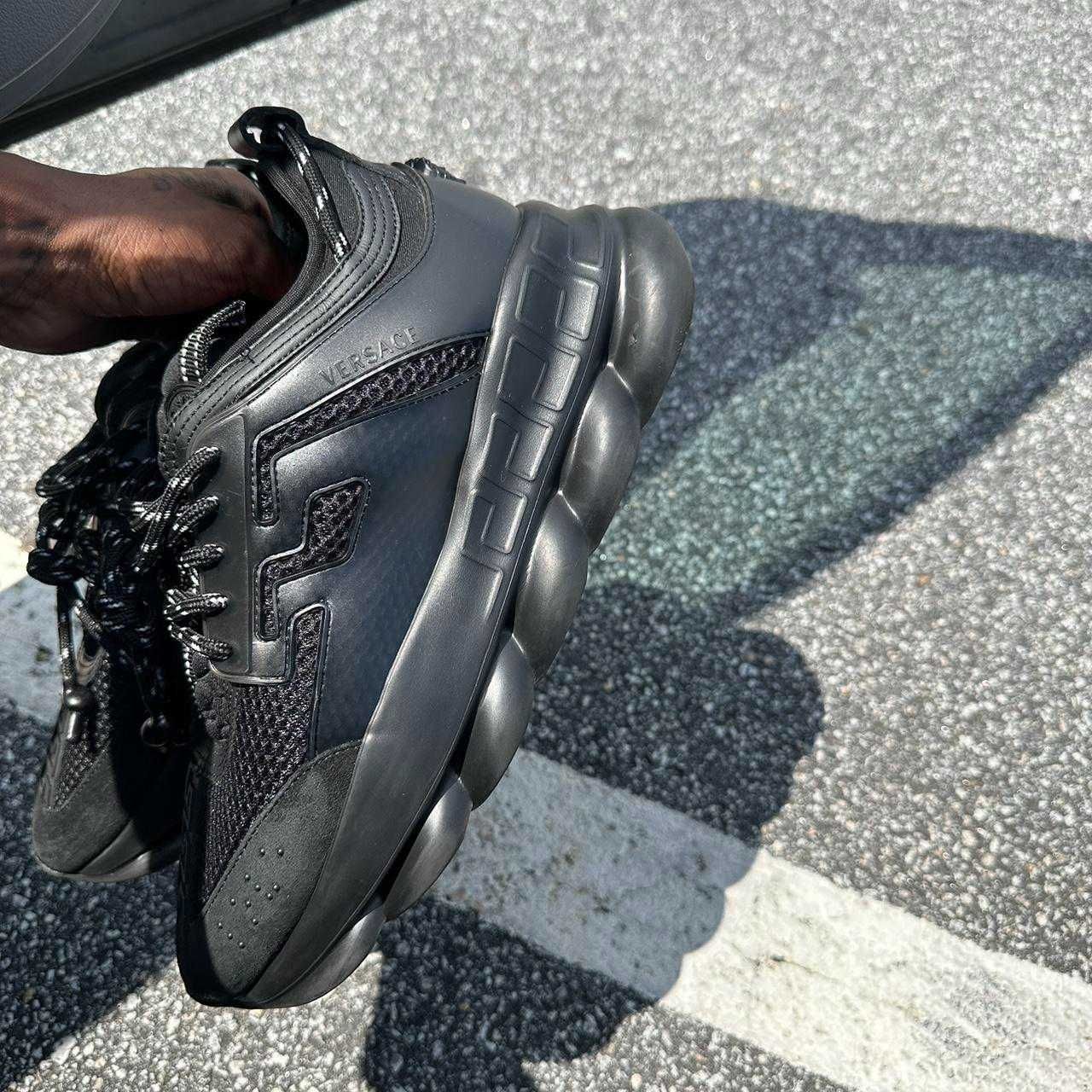 Adidasi Sneakersi Versace Full Black Unisex
