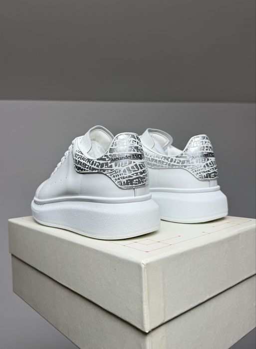 Alexander McQueen White Silver