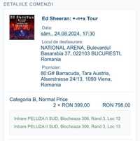 2 Bilete concert Ed Sheeran 24August2024