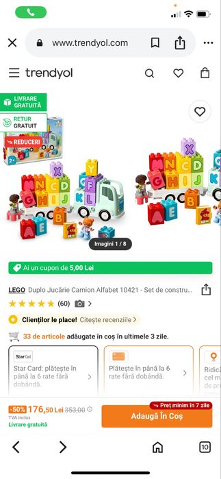 Vand lego duplo 5,4 kg , sunt diferite seturi complete