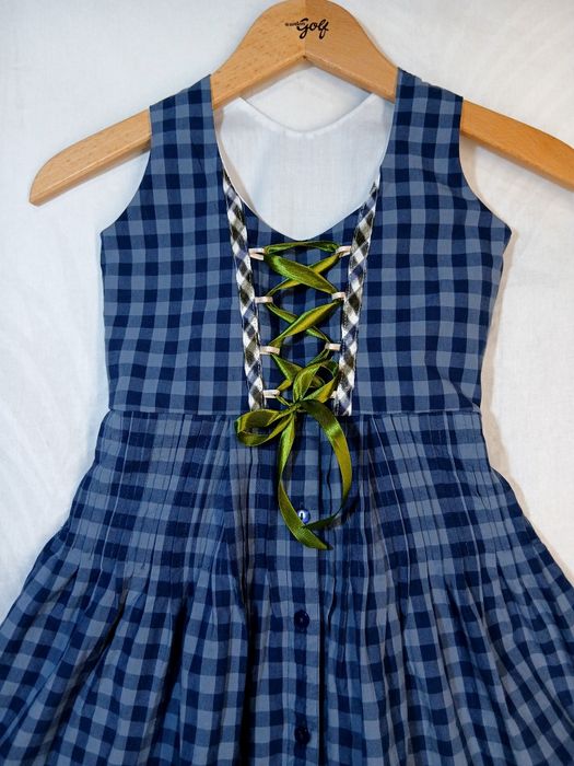 Dirndl fetițe Nr.116-122 cm  6-7 ani Rochie bavareza Sarafan tirolez
