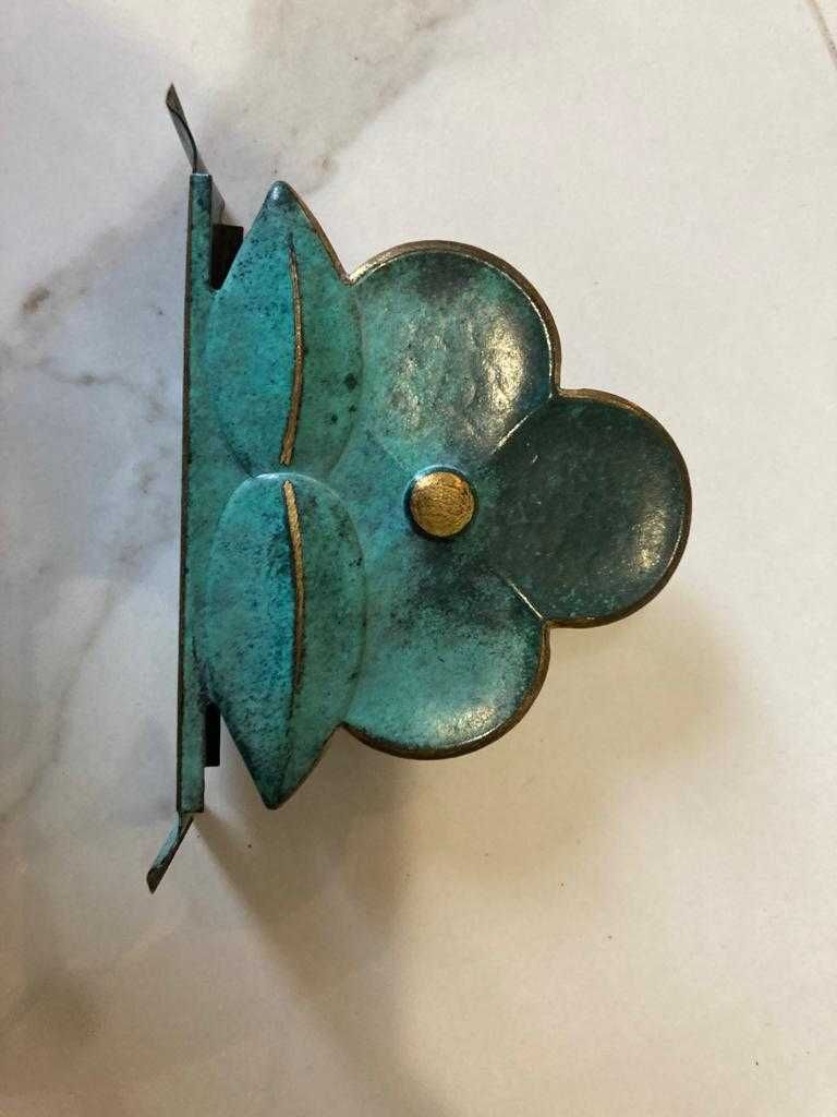 recipient suport servetele pt terasa exterior din metal vopsit floare