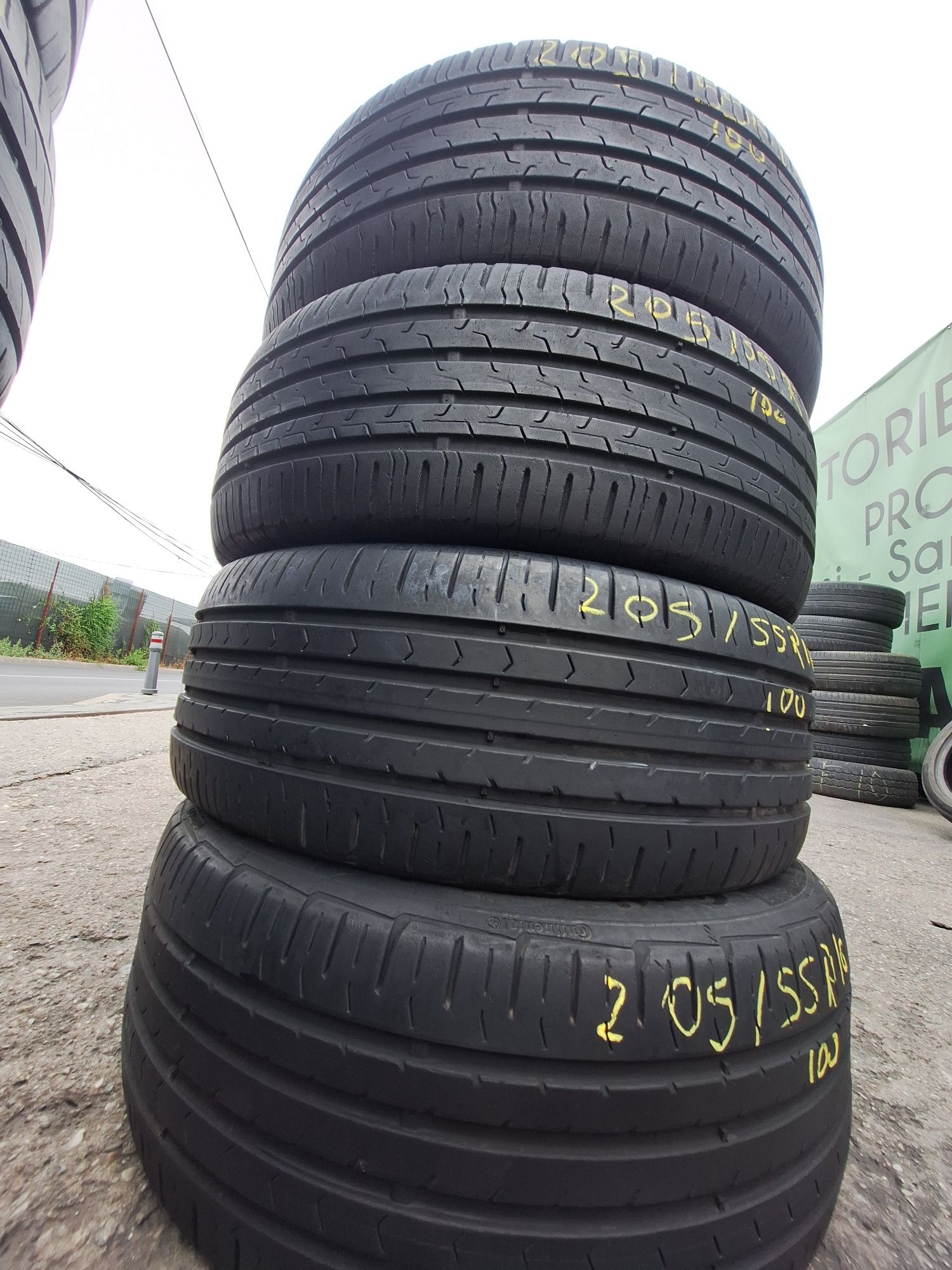 4 anvelope vara 205/55r16 Continental Montaj Gratuit