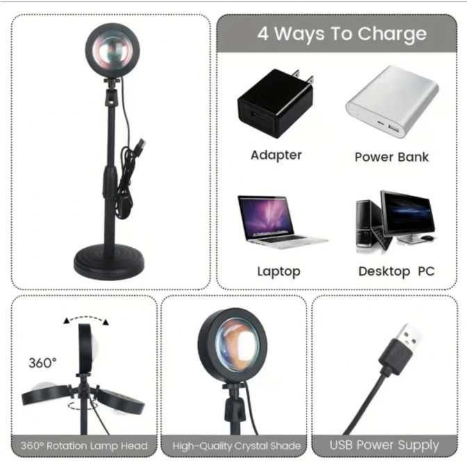 Lampa Led Sunset