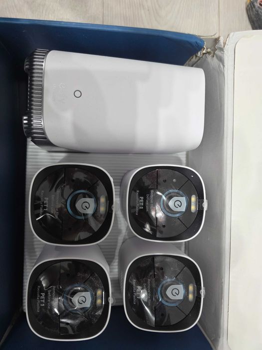 Kit de supraveghere video EUFY Homebase 3, 4 camere, 4K HD, Wi-Fi