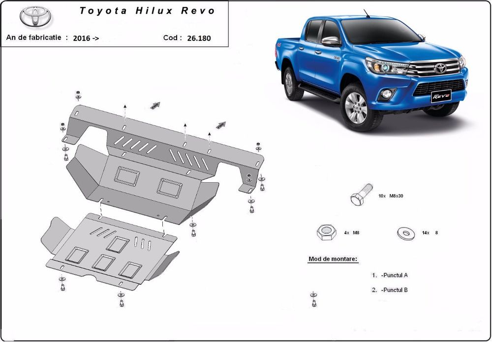 scut motor si radiator toyota hilux revo 2016-2025