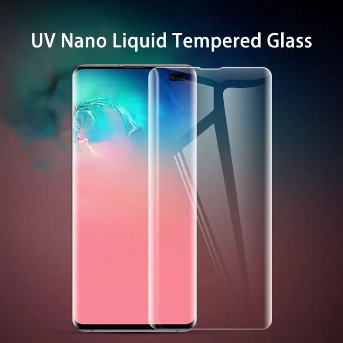 Folie sticla curbata UV Samsung Galaxy Note 10 / iPhone XS Max