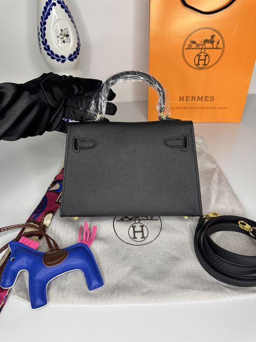 Geanta de lux HERMES Kelly mini 19  cm piele naturala 100% cadou c:60