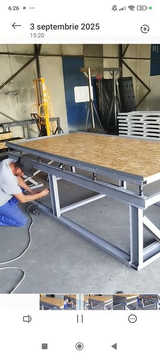 Masă vibrantă dublă