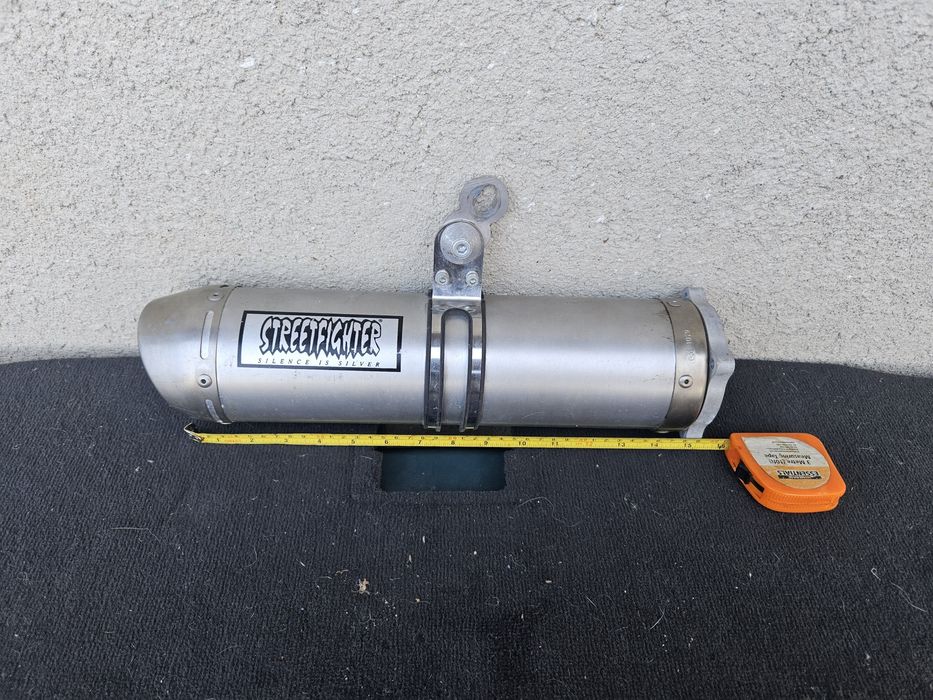 Toba/evacuare sport scurta Streetfighter prindere flansa in 4 puncte