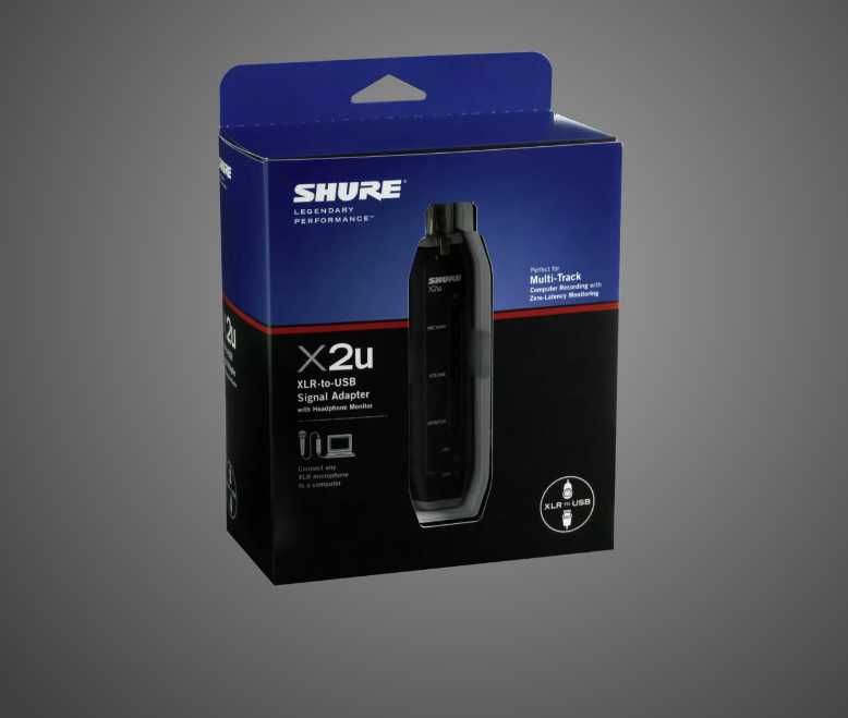 X2U от SHURE Адаптер микрофона XLR к USB