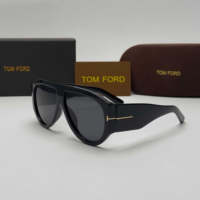Слънчеви очила Tom Ford Mask Limited черно и червено Големи UV400 CE