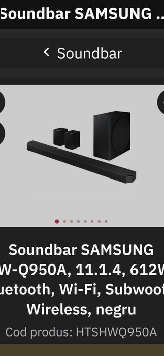 Soundbar samsung