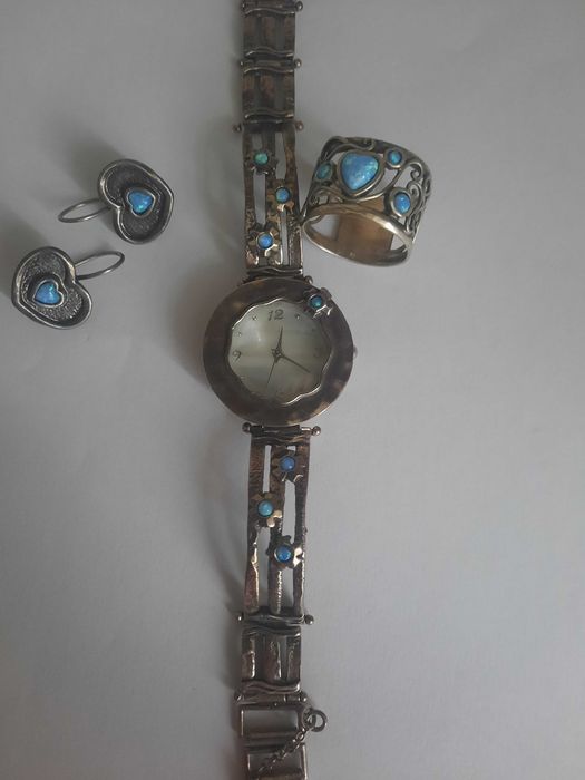 Ceas argint cercei inel gen Pandora Fossil Tiffany