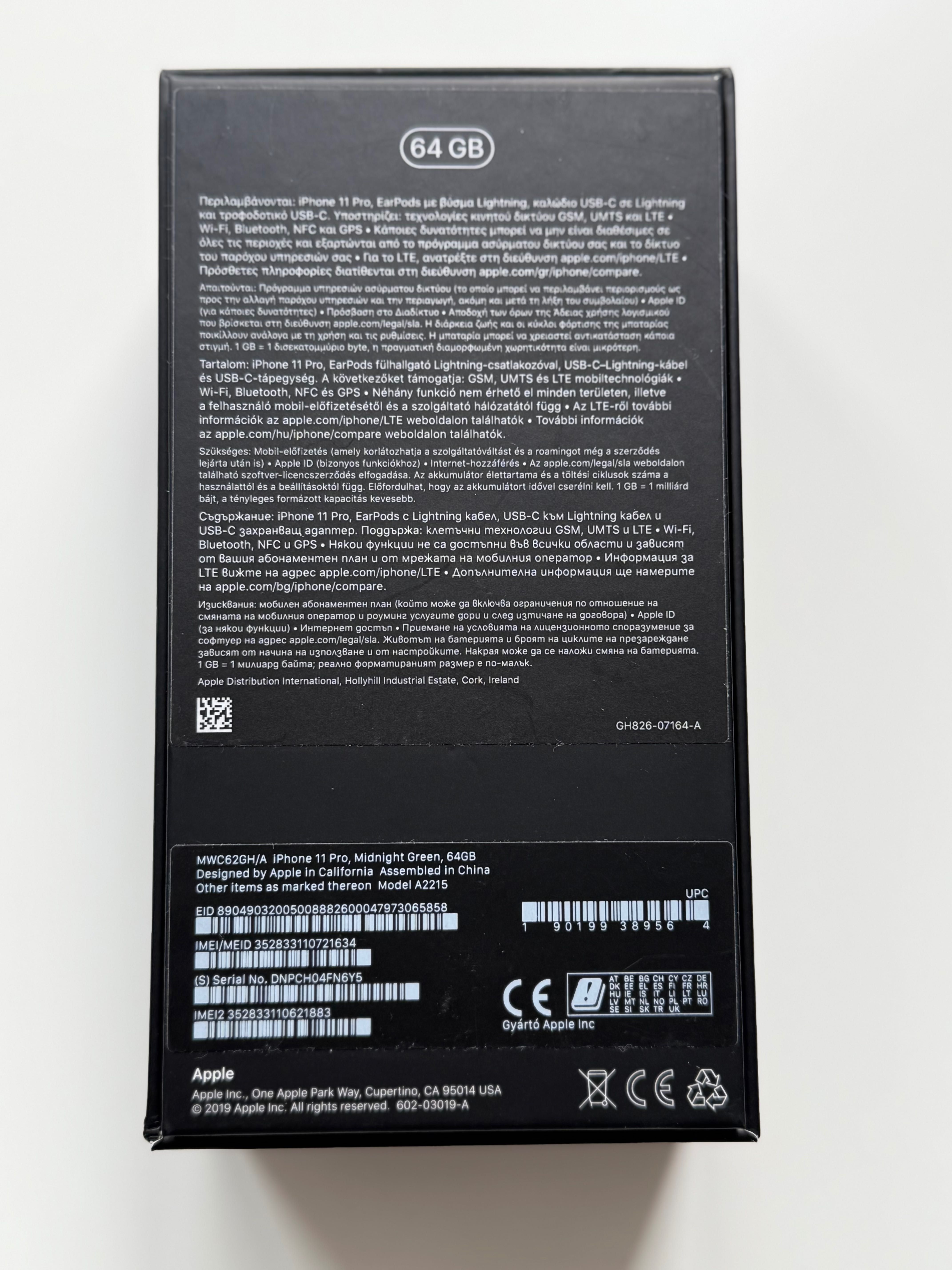 iPhone 11 Pro Midnight Green, 64GB