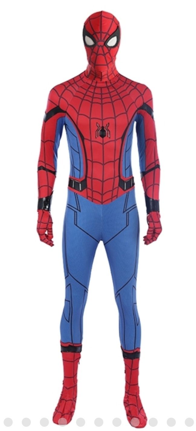 Costum omul păianjen original pt persoane 1.7m și greutate 70kg+/-